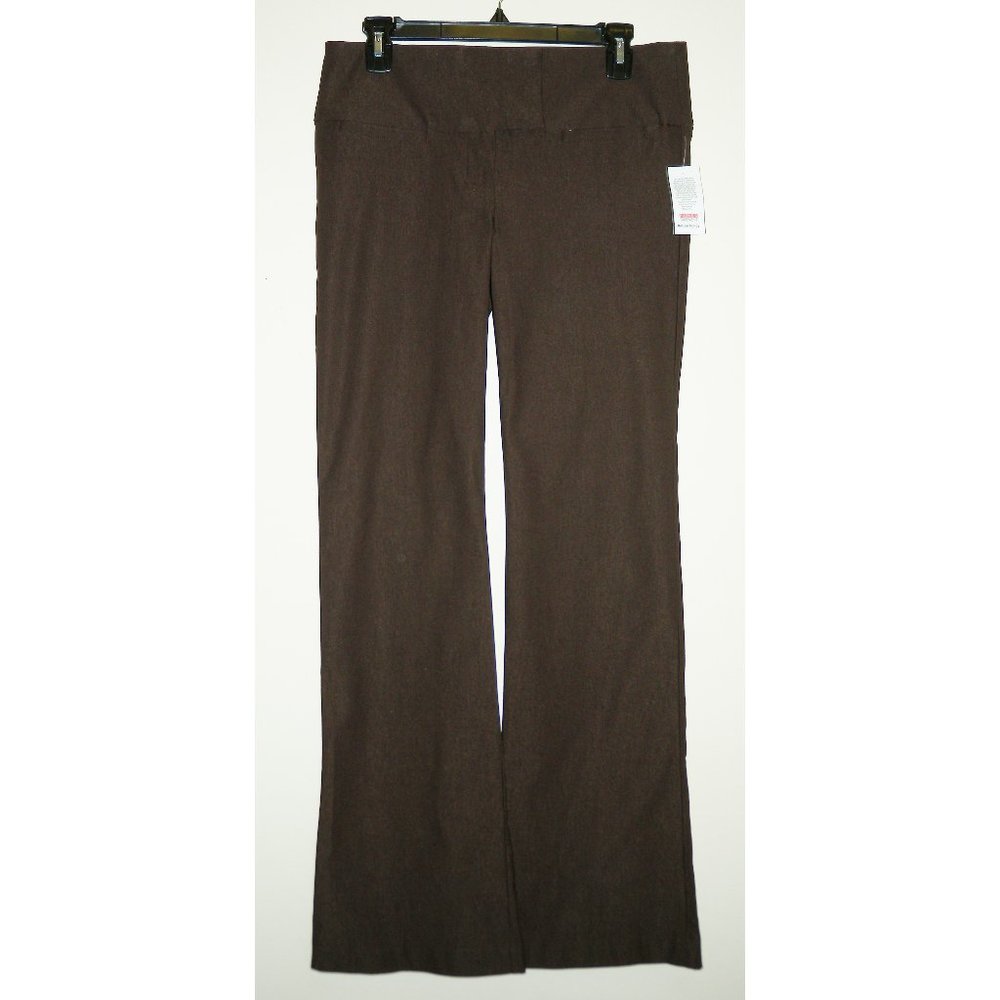 Dark Brown Stretchy Dress Pants